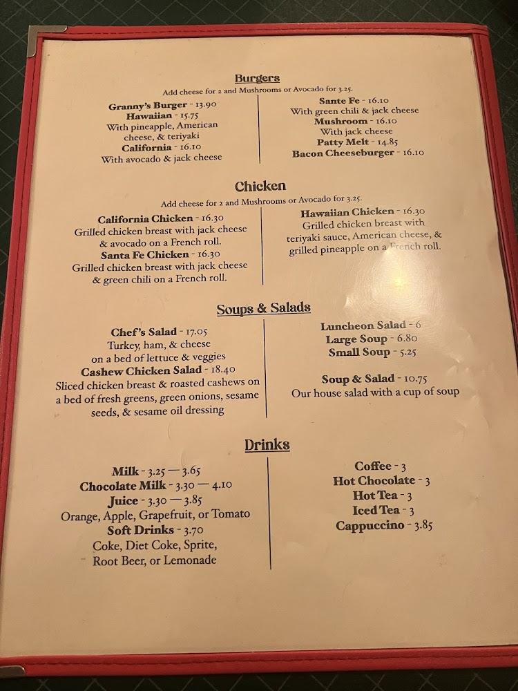 Granny's Pantry Menu image 4